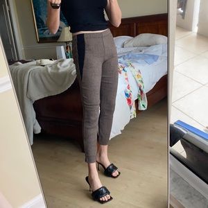 Renuar leopard and black stretchy evening pants (size 0 but fits 2-4, small)